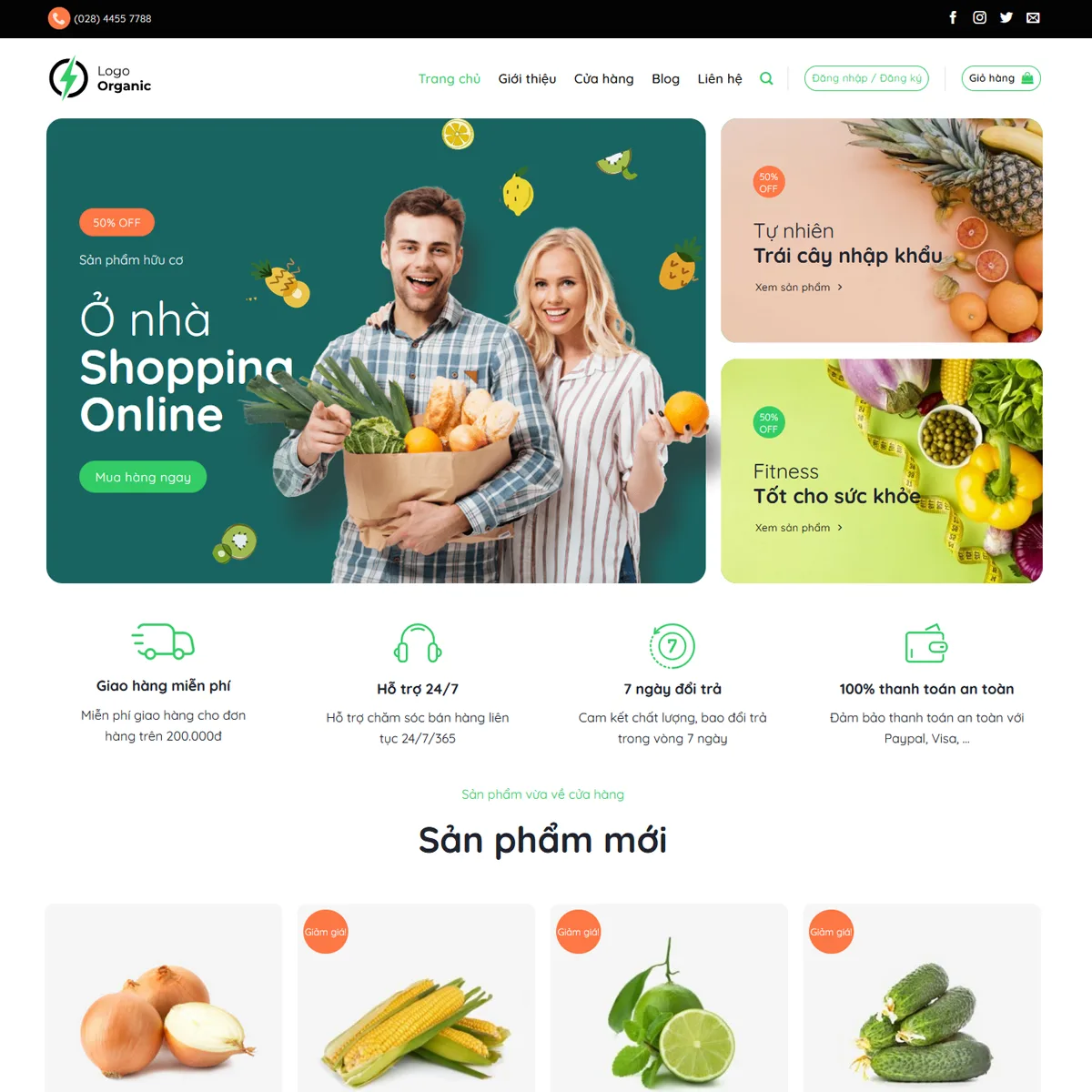 website bán hàng
