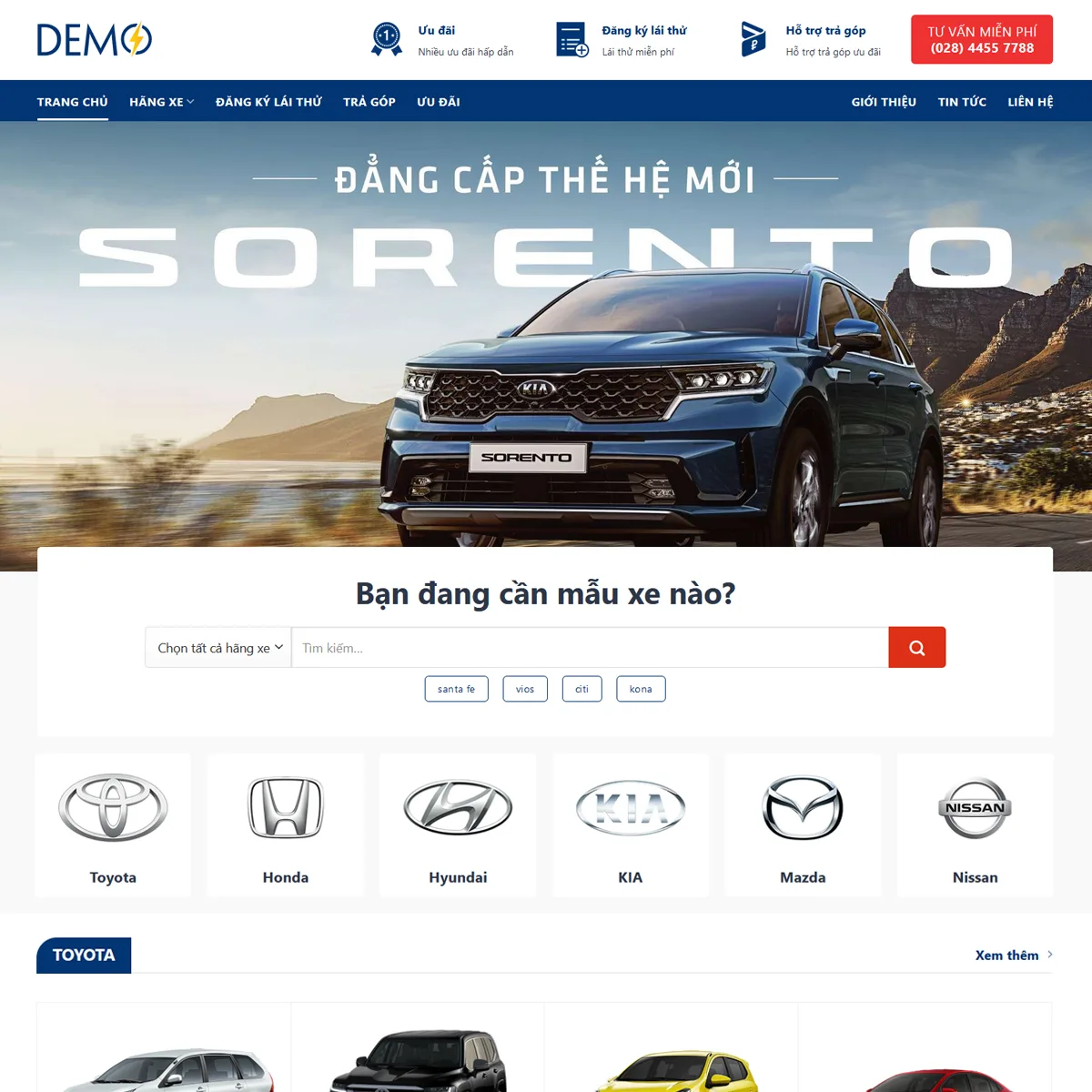 website bán hàng