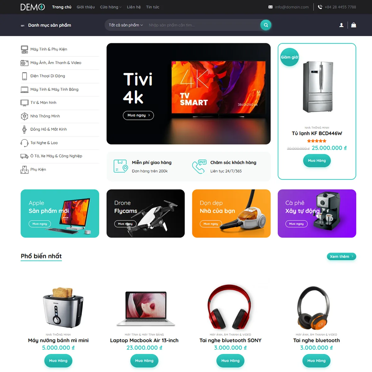 website bán hàng